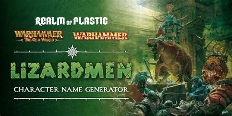 warhammer lizardmen|warhammer lizardmen name generator.